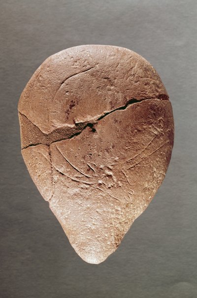 Lamp Decorated with an Ibex, from the Dordogne, c.12000 BC by Prehistoric